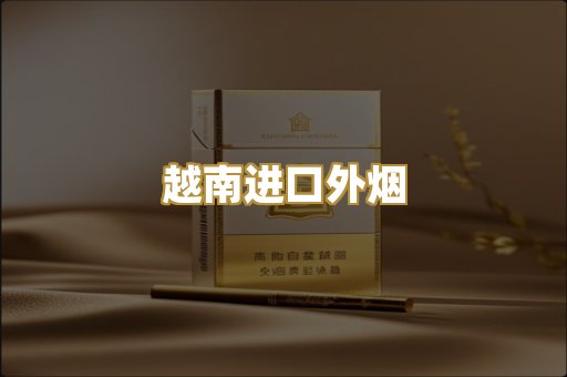 越南进口外烟